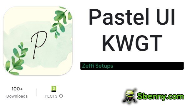  Pastel UI KWGT