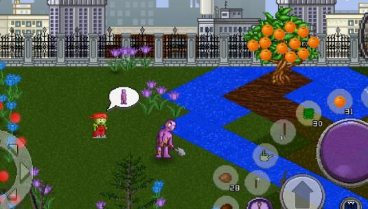 Gameplay screenshot from patchman vs red circles for Android