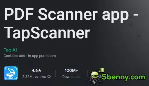 pdf scanner app tapscanner