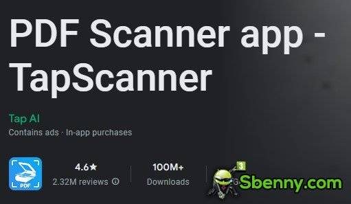 pdf scanner app tapscanner