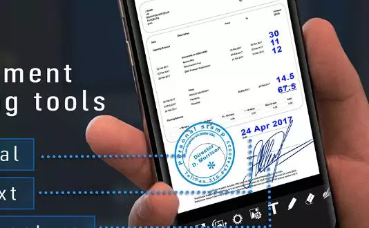 Gameplay screenshot from pdf scanner document scanner plus ocr free for Android