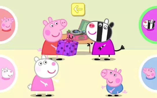 Gameplay screenshot from peppa pig party time for Android