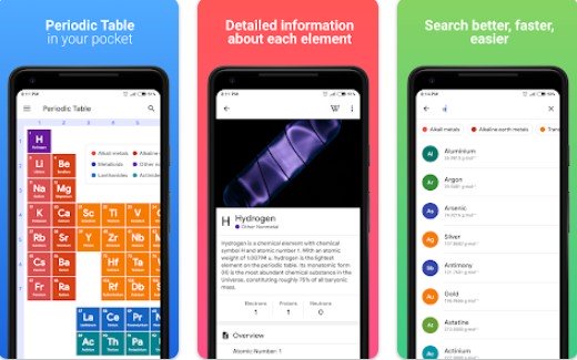 Gameplay screenshot from periodic table pro chemistry for Android
