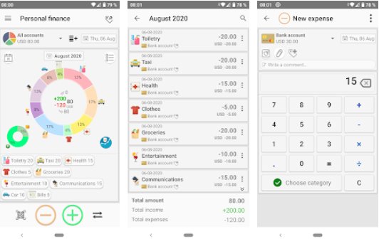 personal finance money manager tracker spese APK Android