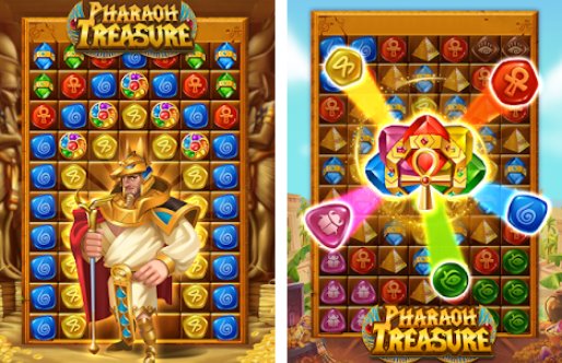 Gameplay screenshot from pharaoh magic treasure for Android