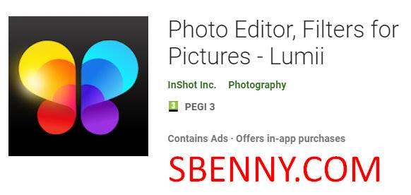  Photo Editor, Filters for Pictures - Lumii