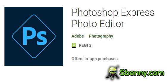 editor di foto di Photoshop Express