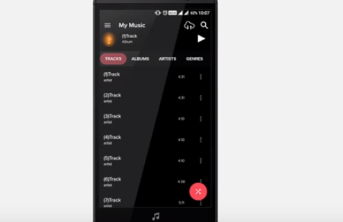 Gameplay screenshot from pi music player for Android