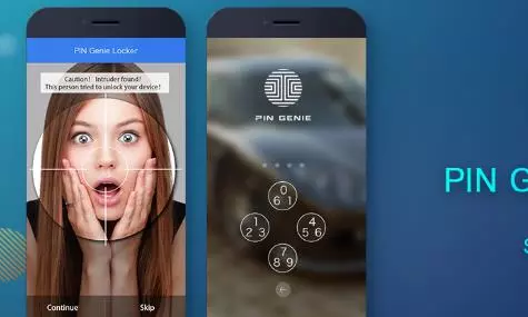 Gameplay screenshot from pin genie locker screen lock and applock for Android