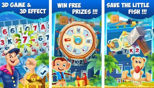 Gameplay screenshot from pirate tripeaks solitaire for Android