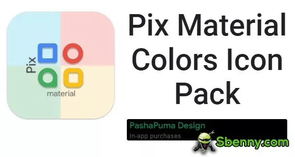  Pix Material Colors Icon Pack