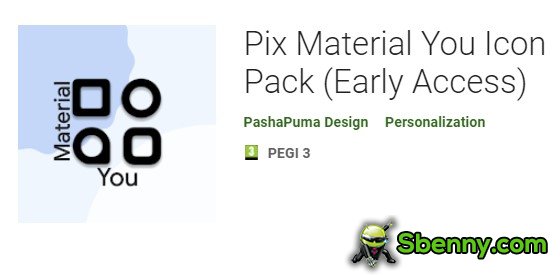 Pix Material Sie Icon Pack Early Access