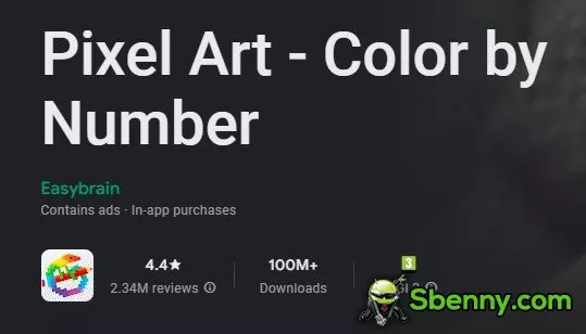 pixel art color by number