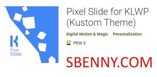  Pixel Slide for KLWP (Kustom Theme)