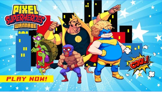  Pixel Super Heroes