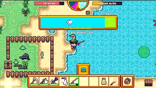 Gameplay screenshot from pixel survival game 3 for Android
