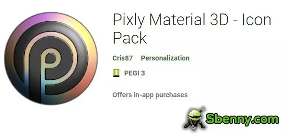 pixly material 3d icon pack