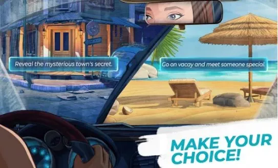 Gameplay screenshot from playbook interactive story games for Android