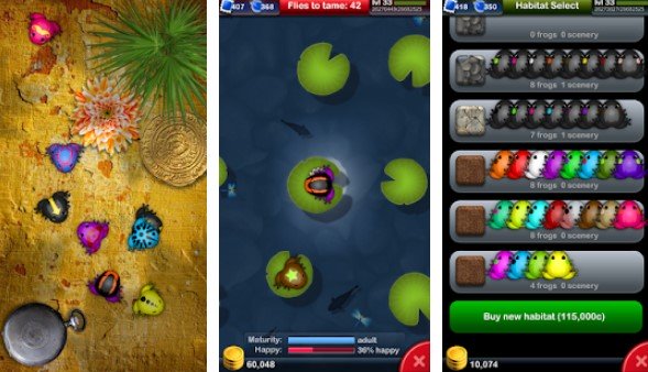 Gameplay screenshot from pocket frogs for Android