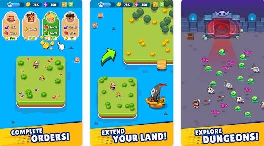 pocket land MOD APKAndroid