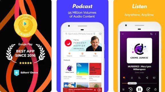 Gameplay screenshot from podcast player app castbox for Android