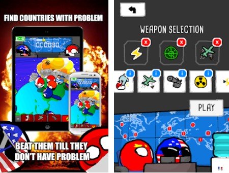 Gameplay screenshot from polandball not safe for world for Android