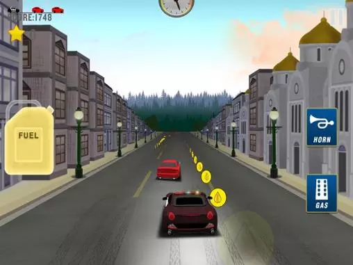 Gameplay screenshot from police car chase for Android