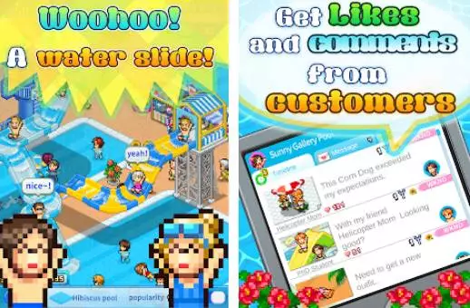 Gameplay screenshot from pool slide story for Android