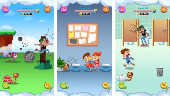 Gameplay screenshot from poor snake can you help it for Android