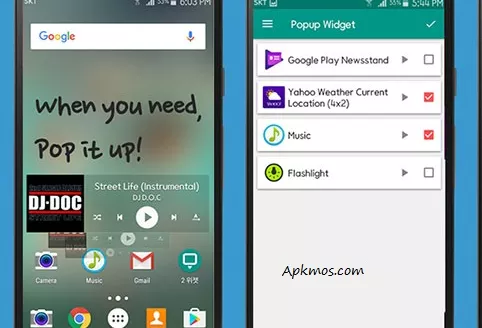 Gameplay screenshot from popup widget 3 for Android