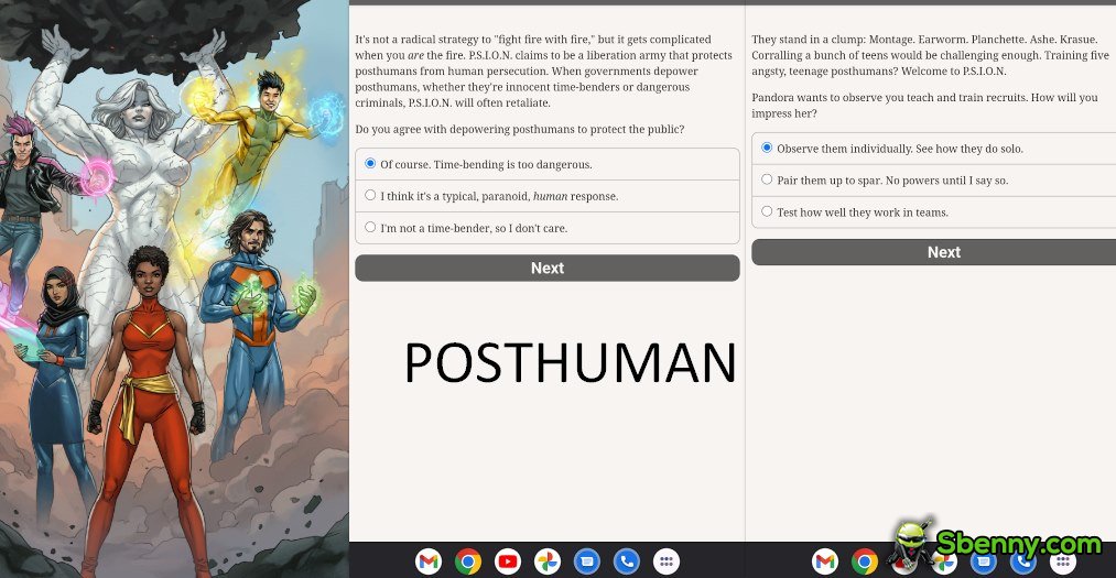  Posthuman: Guardians vs PSION