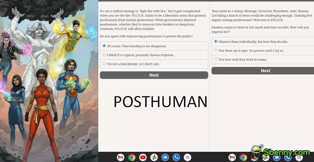  Posthuman: Guardians vs PSION