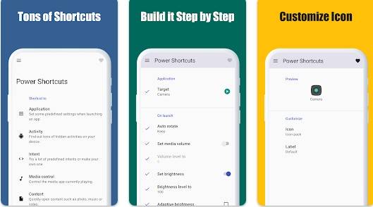 Gameplay screenshot from power shortcuts for Android