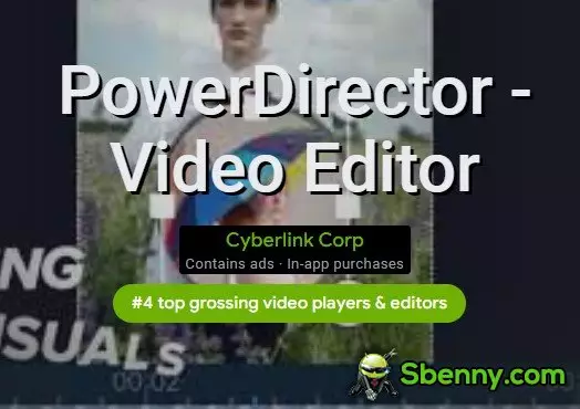 powerdirector video editor