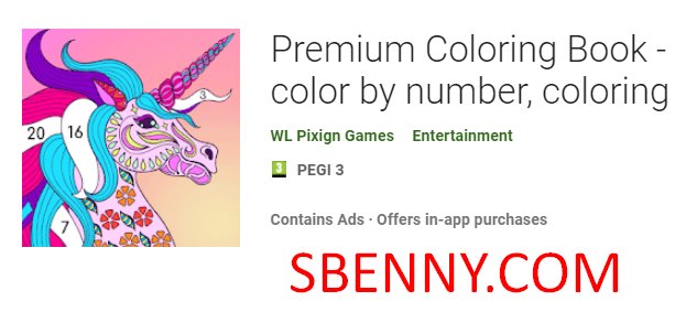  Premium Coloring Book - color by number, coloring