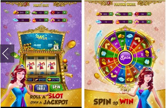 Gameplay screenshot from princess gold coin party dozer for Android