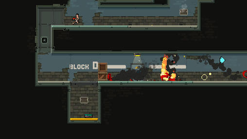 Gameplay screenshot from prison run and gun for Android
