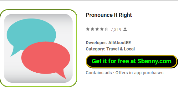  Pronounce It Right