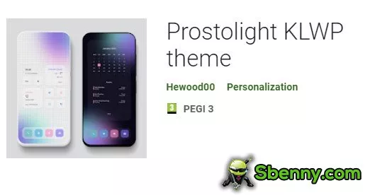 prostolight klwp theme