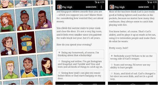 Gameplay screenshot from psy high for Android
