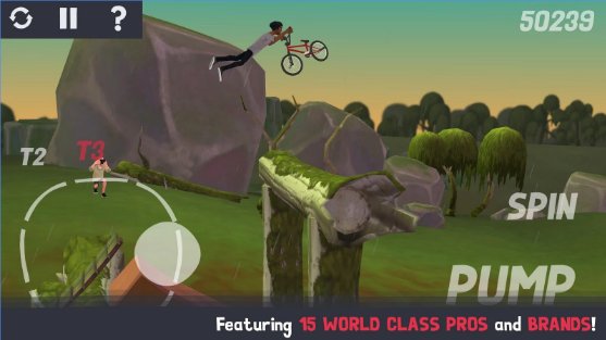 Gameplay screenshot from pumped bmx 3 for Android