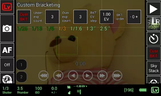Gameplay screenshot from qdslrdashboard for Android
