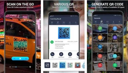 Gameplay screenshot from qr code reader and scanner barcode scanner for Android