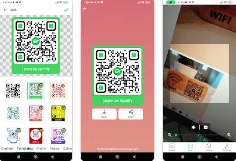 Gameplay screenshot from qr master design your code for Android