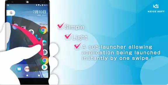 Gameplay screenshot from quick arc launcher for Android