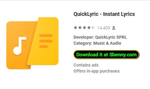 quicklyric instant lyrics
