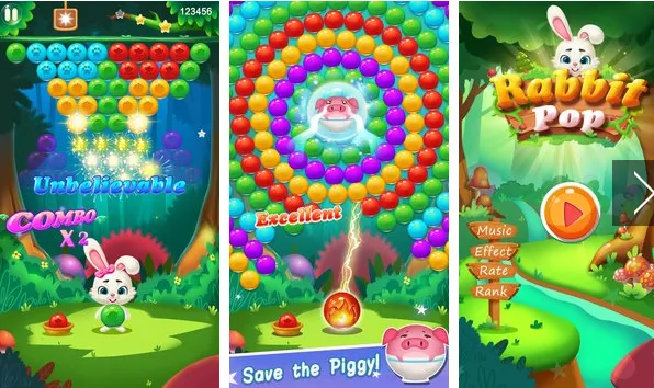 rabbit pop bubble mania