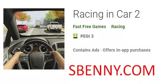 racing in car 2