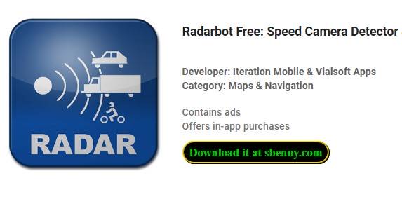  Radarbot Free: Speed Camera Detector & Speedometer