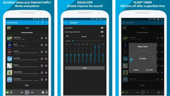 Gameplay screenshot from radio online pcradio for Android